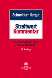 Abbildung von: Streitwert-Kommentar - Otto Schmidt Verlag