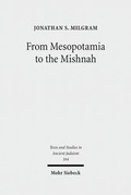 Cover: From Mesopotamia to the Mishnah - Mohr Siebeck