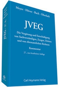 Enlarge image Cover: JVEG - Carl Heymanns Verlag