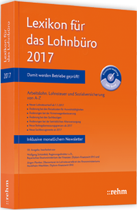 Abbildung von: Lexikon für das Lohnbüro 2017 - Rehm