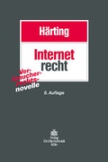 Cover: Internetrecht - Otto Schmidt Verlag