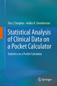 Enlarge image Cover: Statistical Analysis of Clinical Data on a Pocket Calculator - Springer