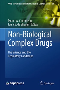 Enlarge image Cover: Non-Biological Complex Drugs - Springer