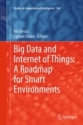 Cover: Big Data and Internet of Things: A Roadmap for Smart Environments - Springer