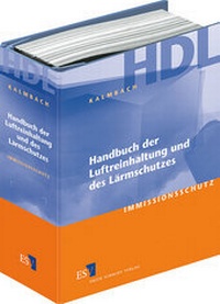 Abbildung von: Handbuch der Luftreinhaltung und des Lärmschutzes - Grundwerk mit Fortsetzungsbezug - Erich Schmidt Verlag