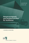 Cover: Fahrpersonalgesetz und Sozialvorschriften f&uuml;r Kraftfahrer - Erich Schmidt Verlag