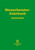 Cover: Steuerberater-Jahrbuch 2008/2009 - Otto Schmidt Verlag