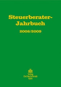 Abbildung von: Steuerberater-Jahrbuch 2008/2009 - Otto Schmidt Verlag