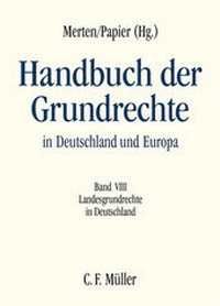 Abbildung von: Handbuch der Grundrechte in Deutschland und Europa - Band VIII - C.F. Müller