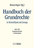 Cover: Handbuch der Grundrechte in Deutschland und Europa - Band VIII - C.F. M&uuml;ller
