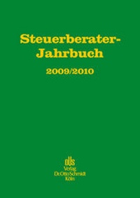 Abbildung von: Steuerberater-Jahrbuch 2009/2010 - Otto Schmidt Verlag