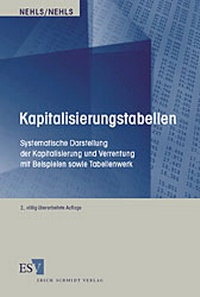 Abbildung von: Kapitalisierungstabellen - Erich Schmidt Verlag