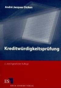 Abbildung von: Kreditwürdigkeitsprüfung - Erich Schmidt Verlag