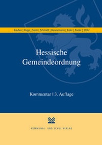 Abbildung von: Hessische Gemeindeordnung (HGO) - Kommunal- und Schul-Verlag