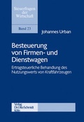 Cover: Besteuerung von Firmen- und Dienstwagen - Otto Schmidt Verlag