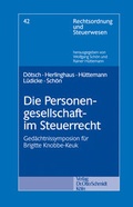 Cover: Die Personengesellschaft im Steuerrecht - Otto Schmidt Verlag