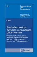 Cover: Eink&uuml;nftekorrektur zwischen verbundenen Unternehmen - Otto Schmidt Verlag