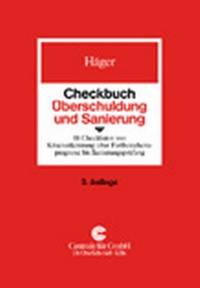 Abbildung von: Checkbuch Überschuldung und Sanierung - Otto Schmidt Verlag