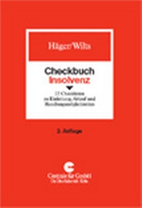Abbildung von: Checkbuch Insolvenz - Otto Schmidt Verlag