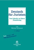 Cover: Deutsch f&uuml;r Juristen - Otto Schmidt Verlag