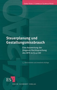 Abbildung von: Steuerplanung und Gestaltungsmissbrauch - Erich Schmidt Verlag