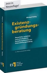 Abbildung von: Existenzgründungsberatung - Erich Schmidt Verlag