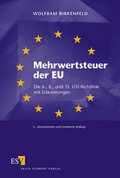 Cover: Mehrwertsteuer der EU - Erich Schmidt Verlag