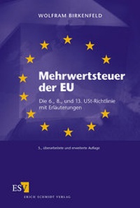 Abbildung von: Mehrwertsteuer der EU - Erich Schmidt Verlag