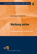 Cover: Werbung online - Erich Schmidt Verlag