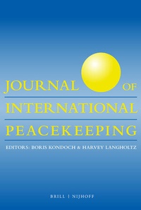 Abbildung von: Journal of International Peacekeeping - Brill | Nijhoff