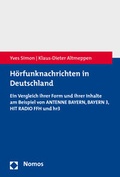 Cover: H&ouml;rfunknachrichten in Deutschland - Nomos