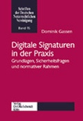 Cover: Digitale Signaturen in der Praxis - Otto Schmidt Verlag