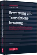 Cover: Bewertung und Transaktionsberatung - IDW