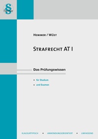 Bild vergrößern Bild: Strafrecht AT I - Hemmer-Wüst