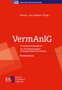 Abbildung von: VermAnlG - Erich Schmidt Verlag