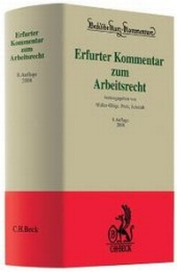 Bild vergrößern Bild: Erfurter Kommentar zum Arbeitsrecht - C.H.BECK
