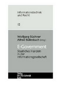 Enlarge image Cover: E-Government - Otto Schmidt Verlag