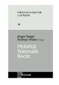 Cover: Mobilit&auml;t - Telematik - Recht - Otto Schmidt Verlag