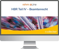 Abbildung von: Hessisches Bedienstetenrecht - HBR - Online - R. v. Decker
