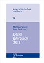 Cover: DGRI Jahrbuch 2012 - Otto Schmidt Verlag