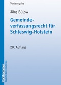 Cover: Gemeindeverfassungsrecht f&uuml;r Schleswig-Holstein - Deutscher Gemeindeverlag