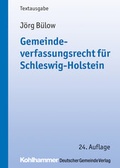 Cover: Gemeindeverfassungsrecht f&uuml;r Schleswig-Holstein - Deutscher Gemeindeverlag