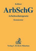 Cover: Arbeitsschutzgesetz: ArbSchG - C.H.BECK