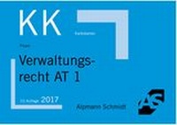 Abbildung von: Karteikarten Verwaltungsrecht AT 1 - Alpmann Schmidt