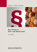 Cover: Der Verein im Zivil- und Steuerrecht - Boorberg