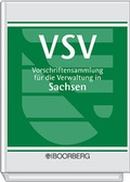 Cover: Vorschriftensammlung f&uuml;r die Verwaltung in Sachsen - VSV - Boorberg