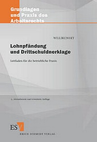 Abbildung von: Lohnpfändung und Drittschuldnerklage - Erich Schmidt Verlag