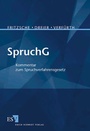 Cover: SpruchG - Erich Schmidt Verlag