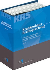 Abbildung von: Krankenhaus-Rechtsprechung III - Erich Schmidt Verlag