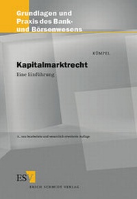 Abbildung von: Kapitalmarktrecht - Erich Schmidt Verlag